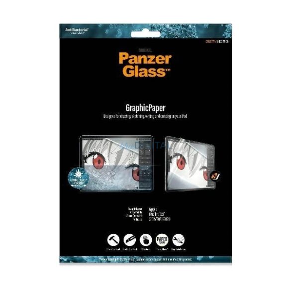 PanzerGlass Antibacterial GraphicPaper fólia iPad Pro 12.9" 2018 (3 gen.) / iPad Pro 12.9" 2020 (4 gen.) / iPad Pro 12.9" 2021 (5 gen.)