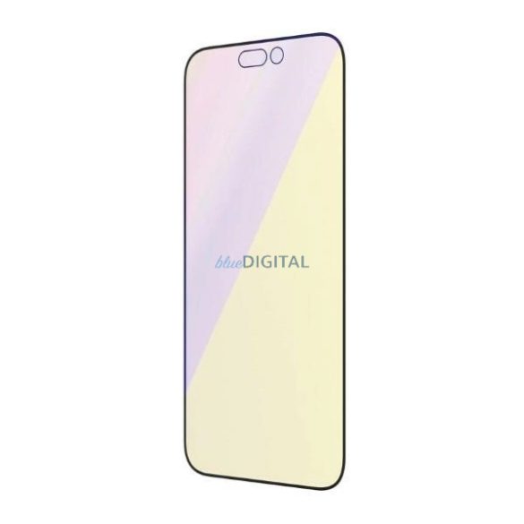 PanzerGlass Ultra-Wide Fit kékfény szűrős edzett üveg felhelyezést segítő kerettel iPhone 14 Pro