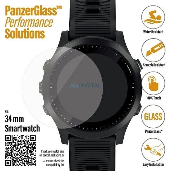 PanzerGlass Screen Protector edzett üveg Garmin Forerunner 645 / 645 Music