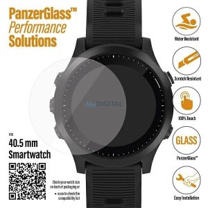 PanzerGlass SmartWatch edzett üveg Garmin Forerunner 235/Fenix ​​6X Pro/Fenix ​​6X Pro Sapphire/Polar Vantage V/Fossil Q Explorist Gem 4.