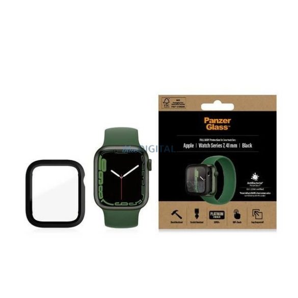 PanzerGlass Full Body tok Apple Watch 7/8 41 mm - fekete