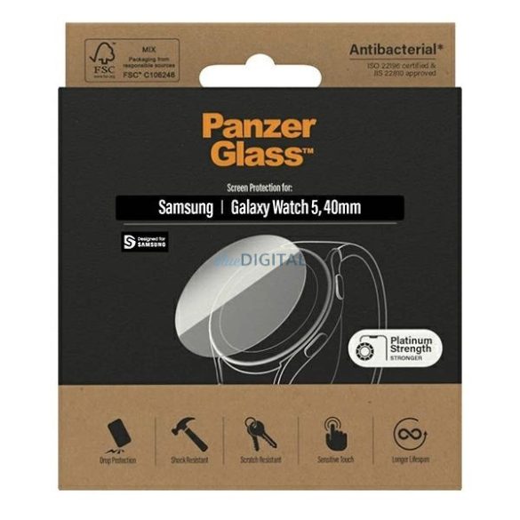 PanzerGlass Screen Protector edzett üveg Samsung Galaxy Watch 5 40 mm