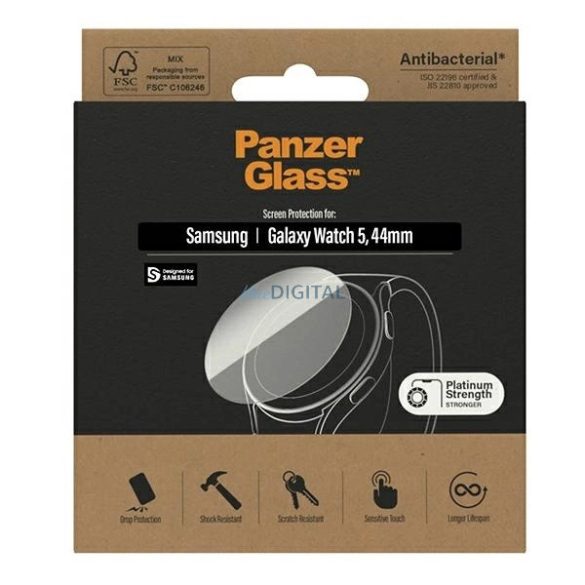 PanzerGlass Screen Protector edzett üveg Samsung Galaxy Watch 5 44 mm