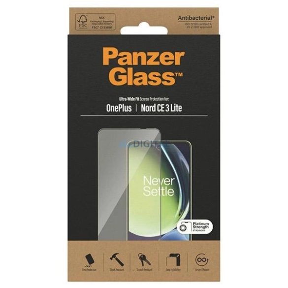 PanzerGlass Ultra-Wide Fit edzett üveg OnePlus Nord CE 3 Lite