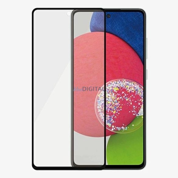 PanzerGlass E2E Microfracture edzett üveg fekete szegéllyel Samsung Galaxy A52 / Samsung Galaxy A52 5G / Samsung Galaxy A53 5G