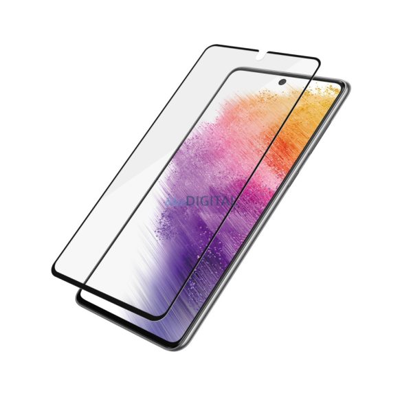 PanzerGlass E2E Regular edzett üveg fekete szegéllyel Samsung Galaxy A73