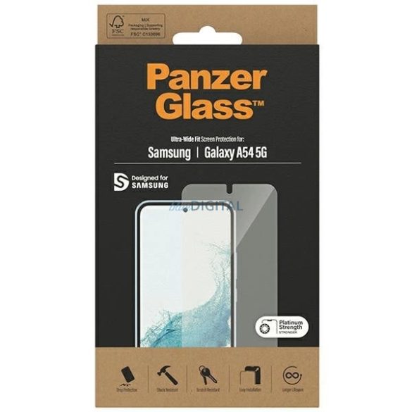 PanzerGlass Ultra-Wide Fit edzett üveg Samsung Galaxy A54 5G