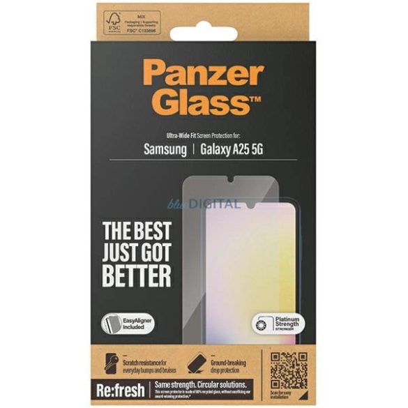 PanzerGlass Ultra-Wide Fit edzett üveg Samsung Galaxy A25