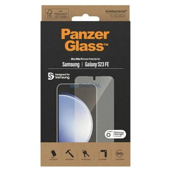 PanzerGlass Ultra-Wide Fit edzett üveg Samsung Galaxy S23 FE