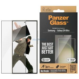 PanzerGlass Ultra-Wide Fit edzett üveg felhelyezést segítő kerettel Samsung Galaxy S24 Ultra