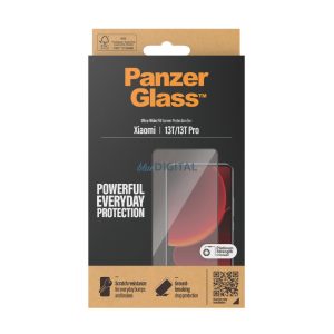 PanzerGlass Ultra-Wide Fit edzett üveg fekete szegéllyel Xiaomi 13T / Xiaomi 13T Pro