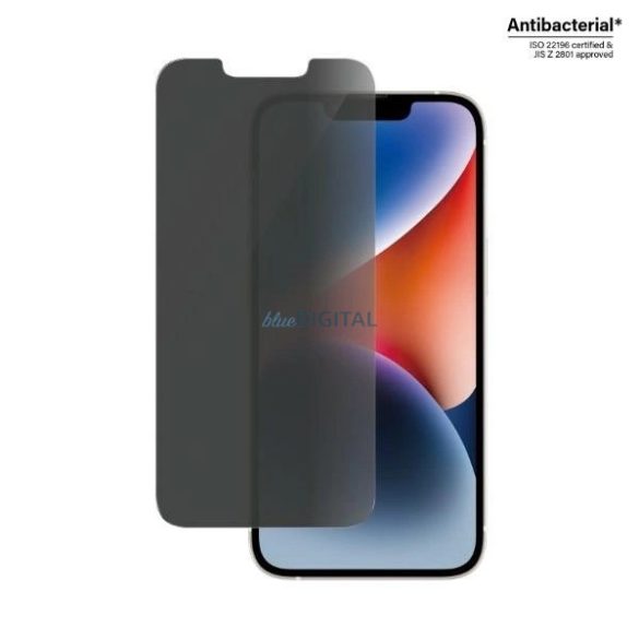 PanzerGlass Classic Fit Antibacterial betkintésvédett edzett üveg iPhone 14 / iPhone 13 Pro / iPhone 13