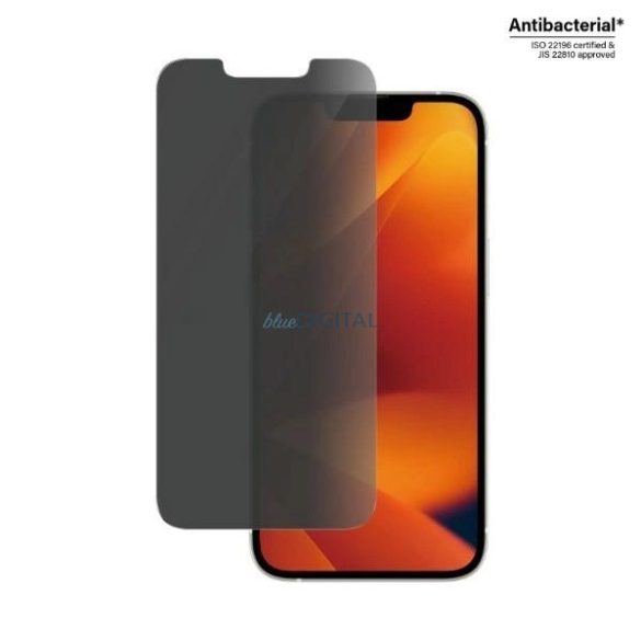 PanzerGlass Classic Fit Antibacterial betkintésvédett edzett üveg iPhone 14 / iPhone 13 Pro / iPhone 13