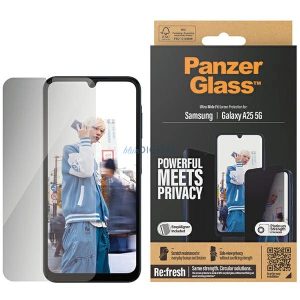 PanzerGlass Ultra-Wide Fit edzett üveg felhelyezést segítő kerettel Samsung Galaxy A25