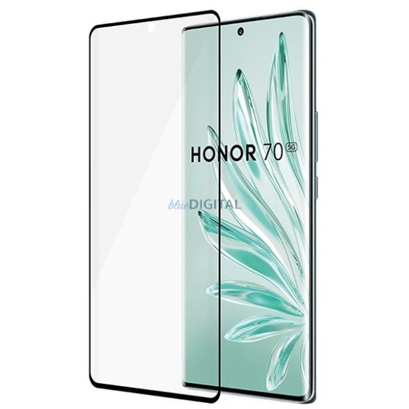 SAFE by PanzerGlass edzett üveg fekete szegéllyel Honor 70