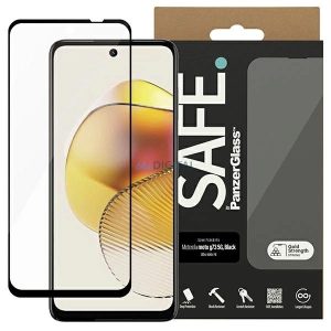 SAFE by PanzerGlass edzett üveg fekete szegéllyel Motorola Moto G73 5G