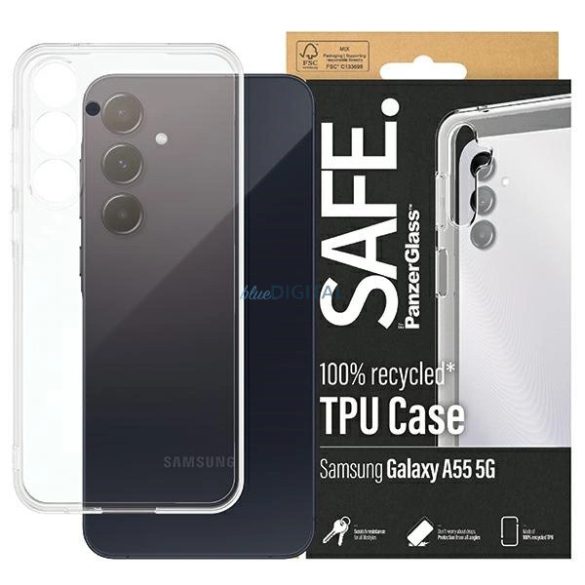 SAFE by PanzerGlass tok Samsung Galaxy A55 5G - átlátszó