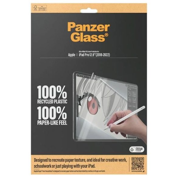 PanzerGlass GraphicPaper fólia iPad Pro 12.9" 2018 (3 gen.) / iPad Pro 12.9" 2020 (4 gen.) / iPad Pro 12.9" 2021 (5 gen.)