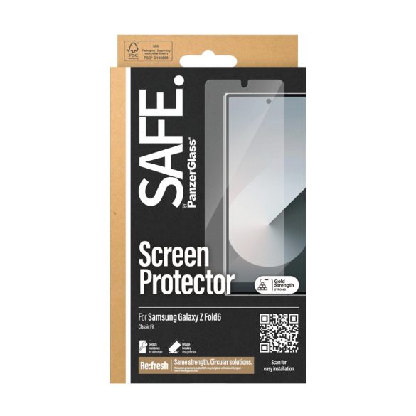 SAFE by PanzerGlass edzett üveg Samsung Galaxy Z Fold 6