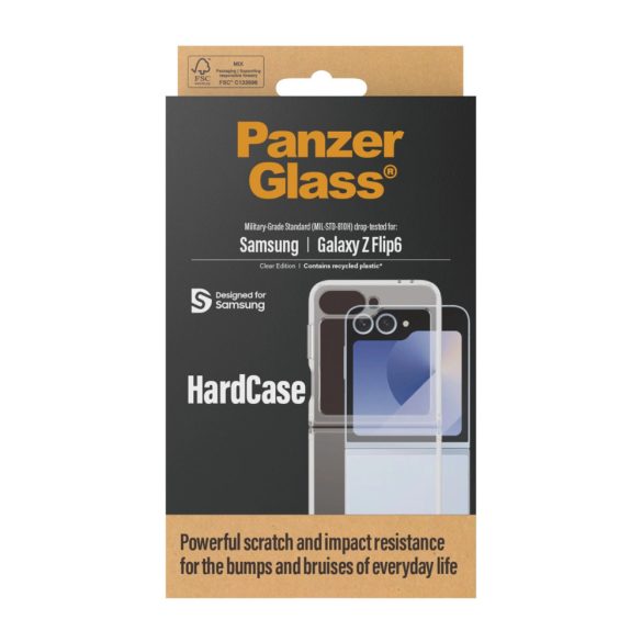 PanzerGlass HardCase tok Samsung Galaxy Z Flip 6 - átlátszó