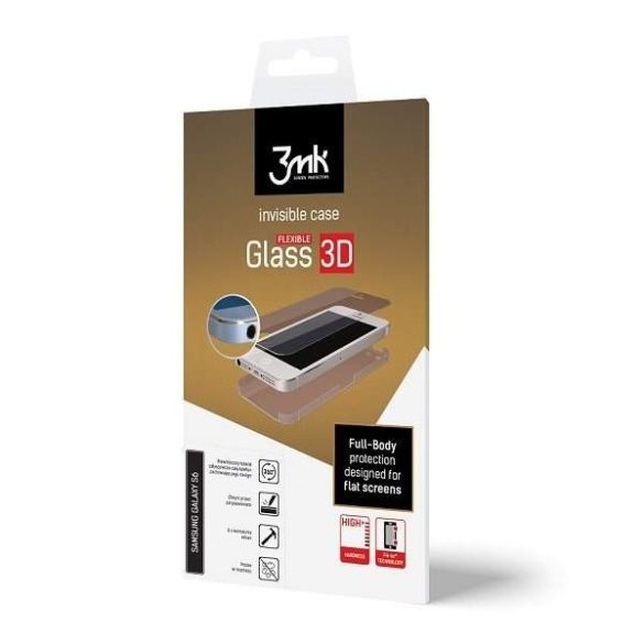 3MK FlexibleGlass 3D Samsung Galaxy A750 A7 2018 Hibrid Üveg + Folia kijelzőfólia üvegfólia tempered glass