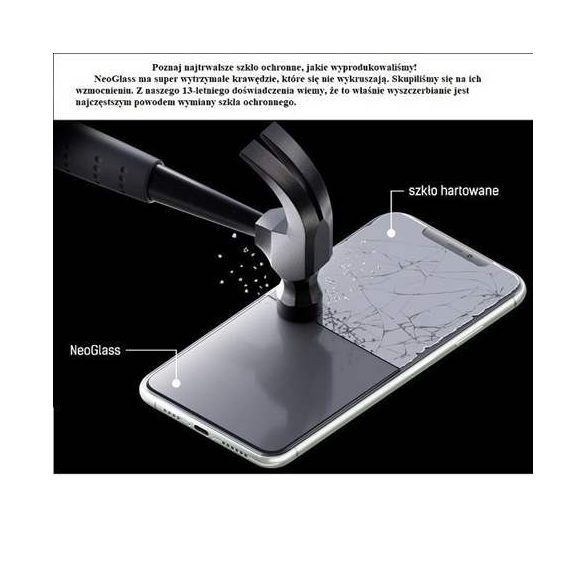 3mk NeoGlass™ - Apple iPhone SE 2020/2022 üvegfólia fekete kerettel