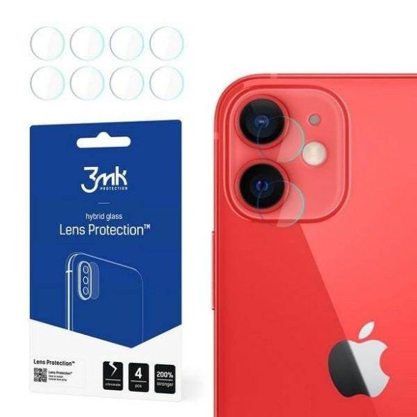3MK Lens Védje iPhone Mini 12 kameralencse védőfólia 4p védőfólia