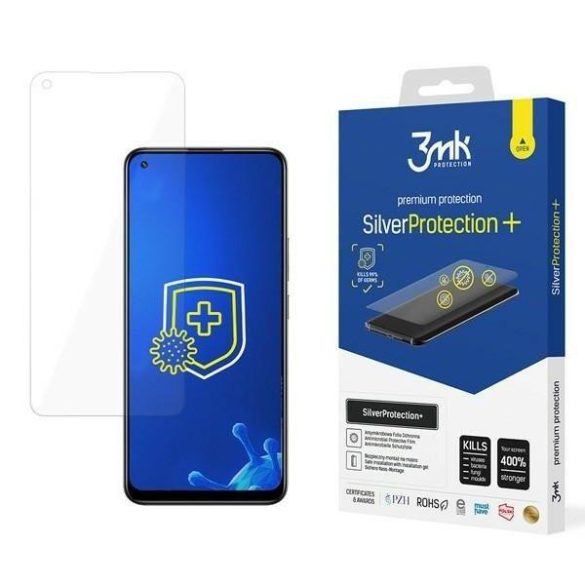 3MK Silver Protect + Realme 8 fólia antimikrobiális, antibakteriális védelemmel