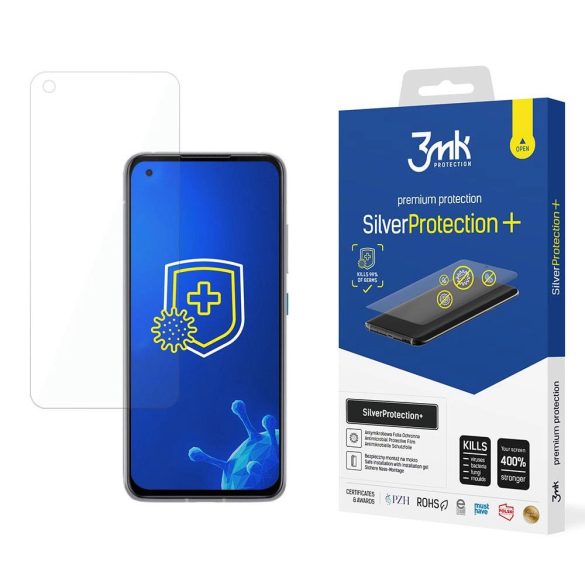 3MK Silver Protect + Asus Zenfone 8 nedvesen felhelyezendő antimikrobiális fólia
