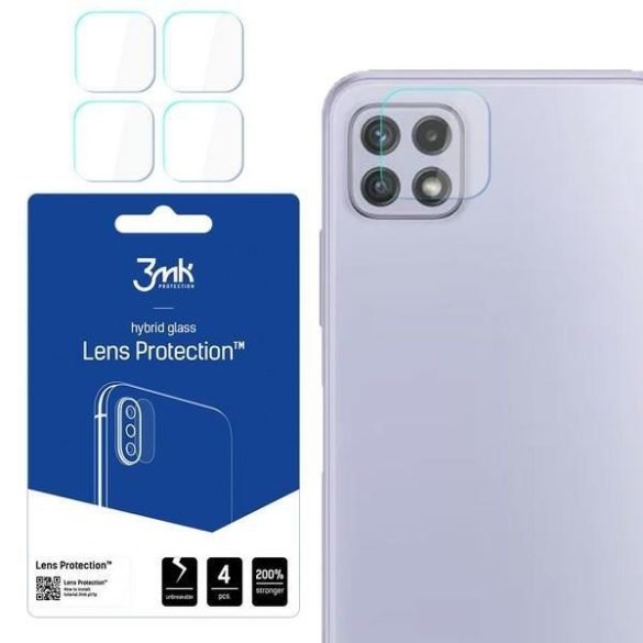 3MK Lens Protect Samsung Galaxy A225 A22 4G védelem kameralencsére 4db fólia