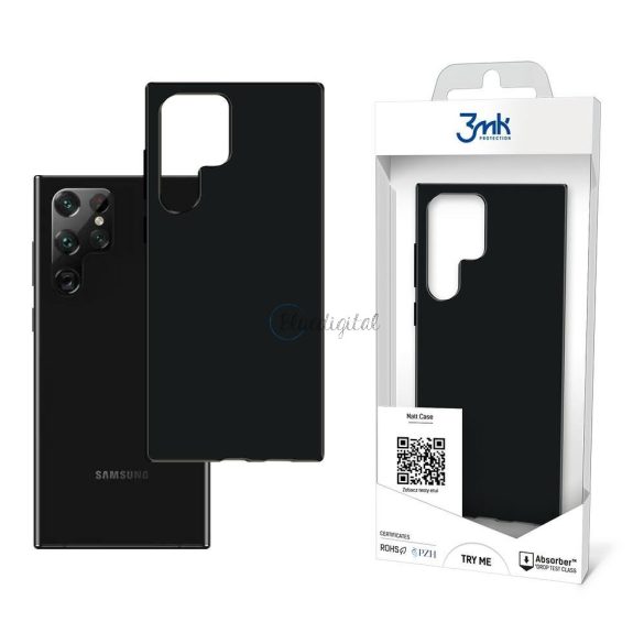 3MK matt tok Samsung S908 S22 ultra fekete