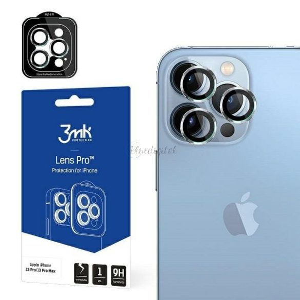 3MK Lens Protection Pro iPhone 13 Pro / 13 Pro Max kamera lencséjét védő beépítő kerettel 1 pc. fólia