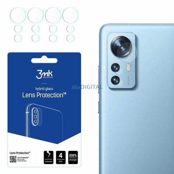 3MK Lens Protect Xiaomi 12 Pro kamera lencséjét védő 4 db fólia