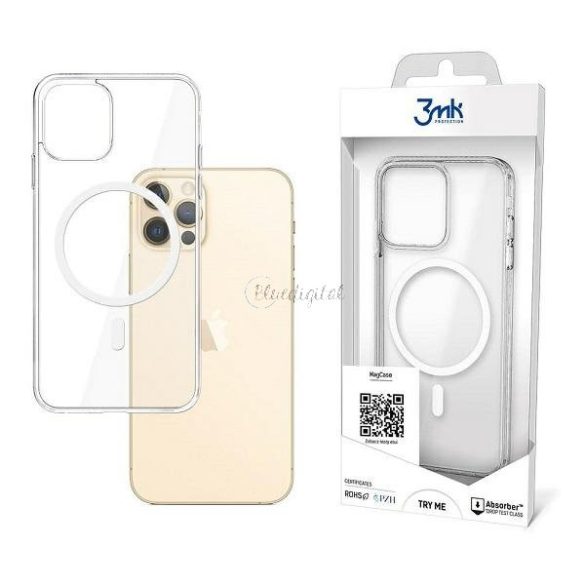 3MK MAGCase iPhone 12 / iPhone 12 Pro átlátszó tok