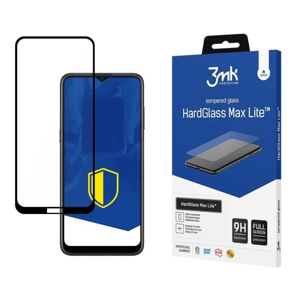 3MK HG Max lite Nokia G11 / G21 fekete fólia