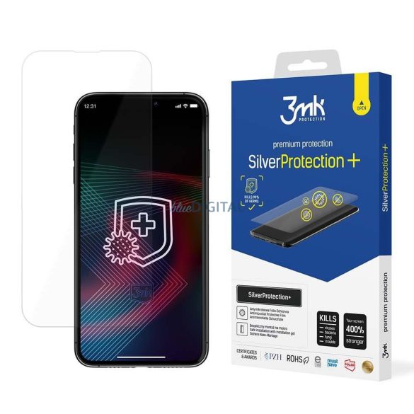 3mk Silver Protection+ antibakteriális képernyővédő iPhone 14 Pro / iPhone 14 Gamers 