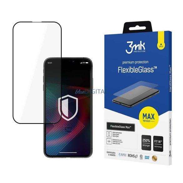 Edzett üveg iPhone 14 hibrid flexi 7H a 3mk FlexibleGlass Max sorozat