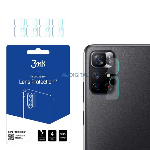 3mk Lens Protect kamera lencse védő fólia Xiaomi Redmi Note 11S 5G / Xiaomi Redmi Note 11T 5G