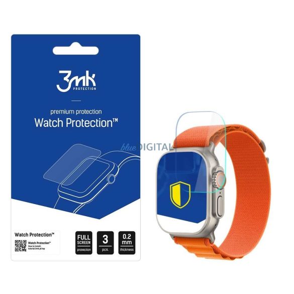 3mk Watch Protection™ - Apple Watch Ultra 49mm képernyővédő fólia