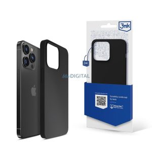 iPhone 14 Pro tok 3mk Silicone Case Series - fekete