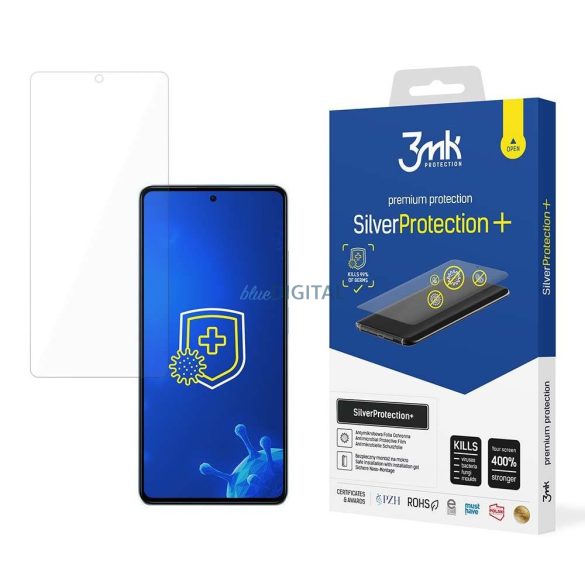 Xiaomi Redmi Note 12 5G / Poco X5 5G antibakteriális képernyővédő gamereknek 3mk Series Silver Protection+