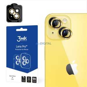 Apple iPhone 14 - 3mk lencsevédelem Pro sárga fólia