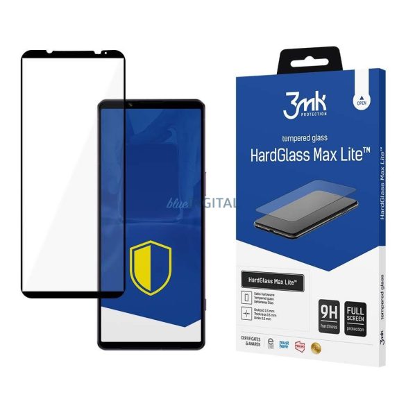 Sony Xperia 1 V - 3mk HardGlass Max Lite ™ üvegfólia