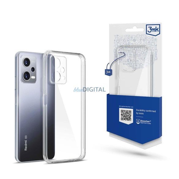 Xiaomi Redmi Note 12 Pro+ Szilikon 3mk Clear Case Series tok - átlátszó