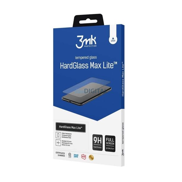 Oppo A17 - 3mk HardGlass Max Lite ™ kijelzővédő fólia