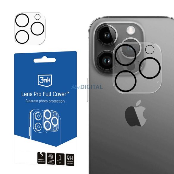 Apple iPhone 14 Pro/14 Pro Max - 3mk Lens Pro Full Cover - lencsevédő-fólia