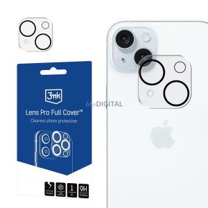 Apple iPhone 15/15 Plus - 3mk Lens Pro Full Cover lencsevédő-fólia