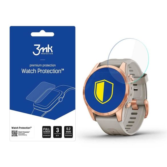Garmin Fenix 7S Pro Solar - 3mk Watch Protection™ v. FlexibleGlass Lite fólia