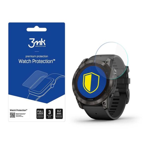 Garmin Fenix 7X Pro Solar - 3mk Watch Protection™ v. FlexibleGlass Lite fólia
