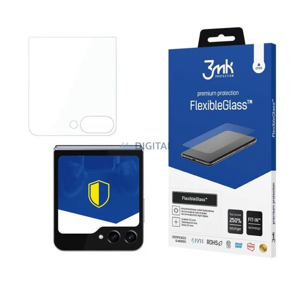 Samsung Galaxy Z Flip 5 (előlap) - 3mk FlexibleGlass™ fólia